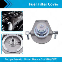 Fuel Filter Housing Primer Pump Cap Suitable For Nissan Navara D22 YD25DDTI MT