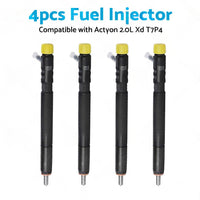 4PCS Fuel Injector EJBR04501D A6640170121 Suitable For Actyon 200 Sports 2. 0 Xdi