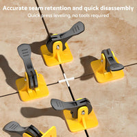 50PCS Tile Levelling Spacer Tiling Tool Leveling System Clips Floor Wall Wrench