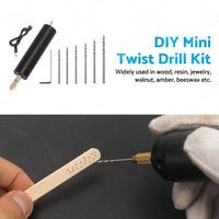 Mini Electric Hand Drill USB Hole Punch DIY Small Jewelry Portable Grinding Tool