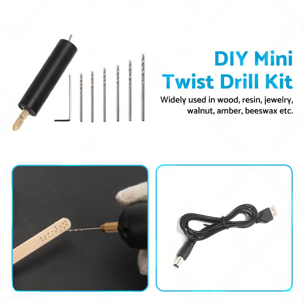 Mini Electric Hand Drill USB Hole Punch DIY Small Jewelry Portable Grinding Tool