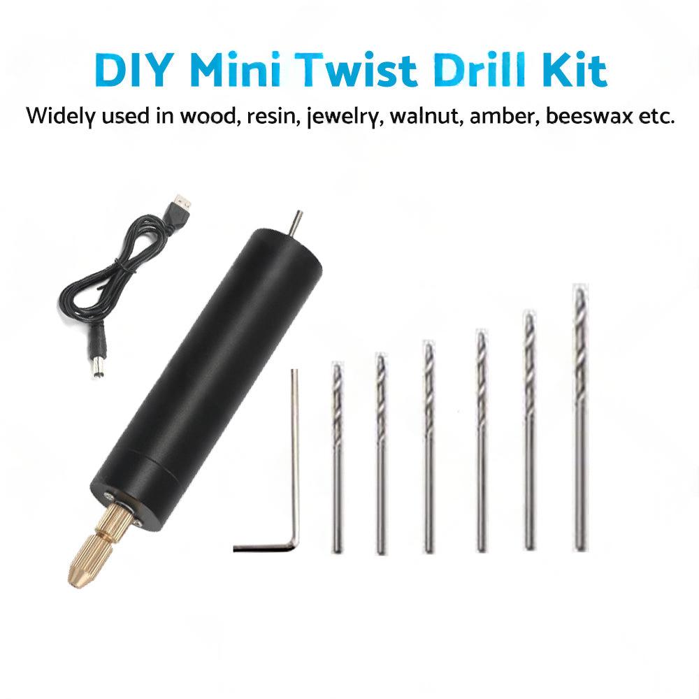Mini Electric Hand Drill USB Hole Punch DIY Small Jewelry Portable Grinding Tool