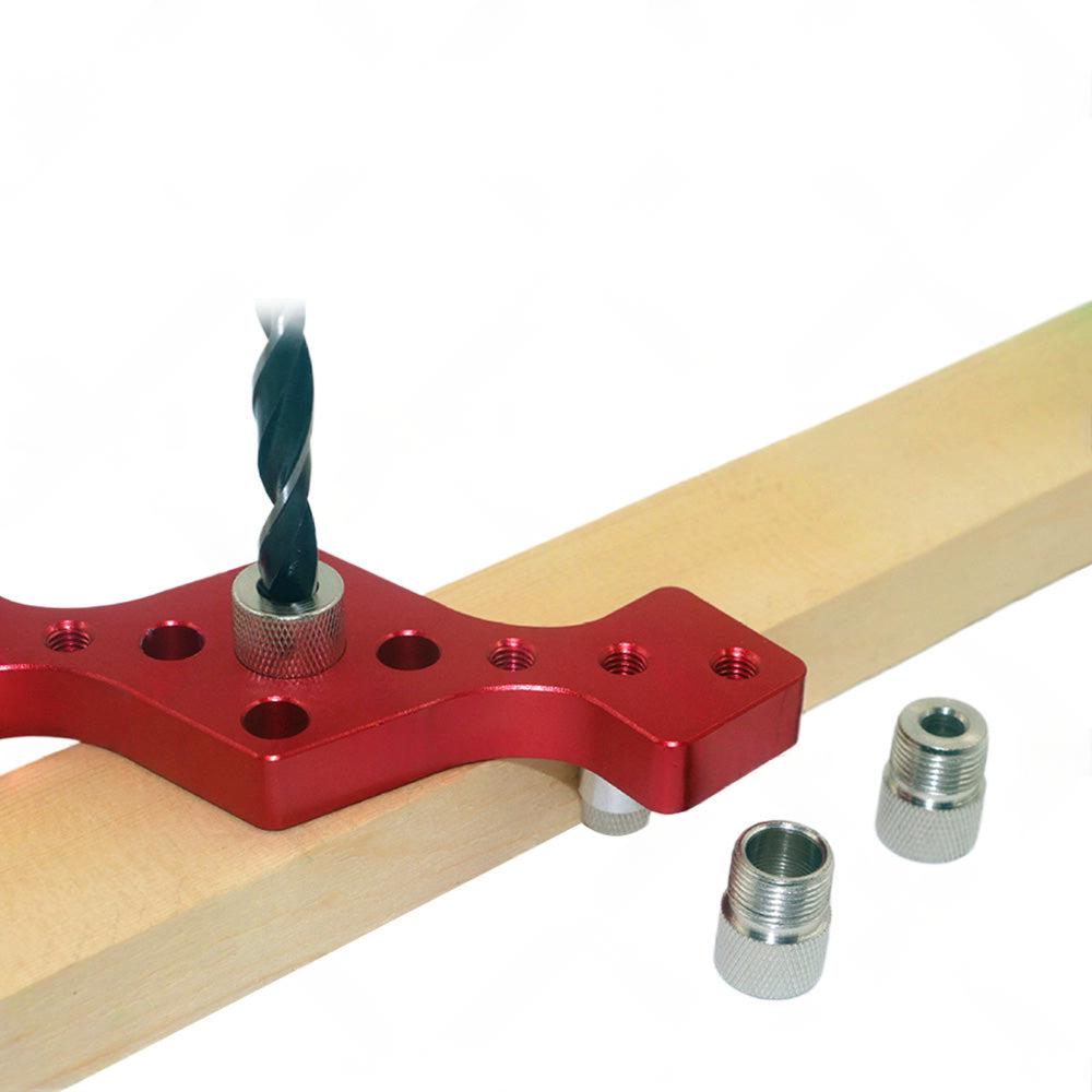 Drill Bit Vertical Pocket Hole Jig Dowel Drill Guide Self Centering Woodworking