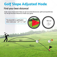 Mileseey 600M Golf Laser Range Finder with Slope On Off Flagpole Lock Vibration
