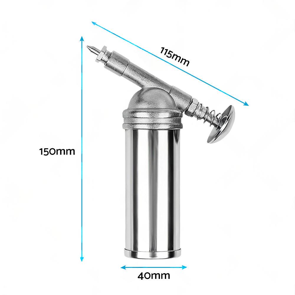 Metal Grease Gun For Chainsaw Chain Bar Sprocket Nose  and  Brushcutter Head Bearing