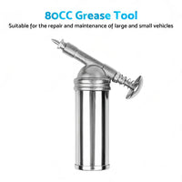 Metal Grease Gun For Chainsaw Chain Bar Sprocket Nose  and  Brushcutter Head Bearing