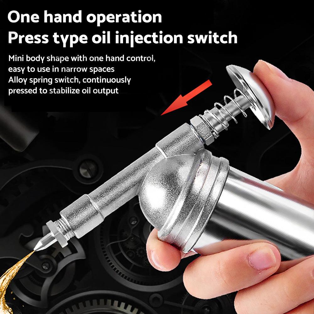 Metal Grease Gun For Chainsaw Chain Bar Sprocket Nose  and  Brushcutter Head Bearing
