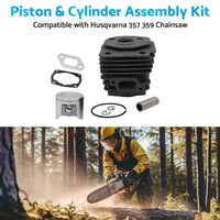 Piston  and  Cylinder Assembly Kit Suitable for Husqvarna 357 359 Chainsaw 47mm