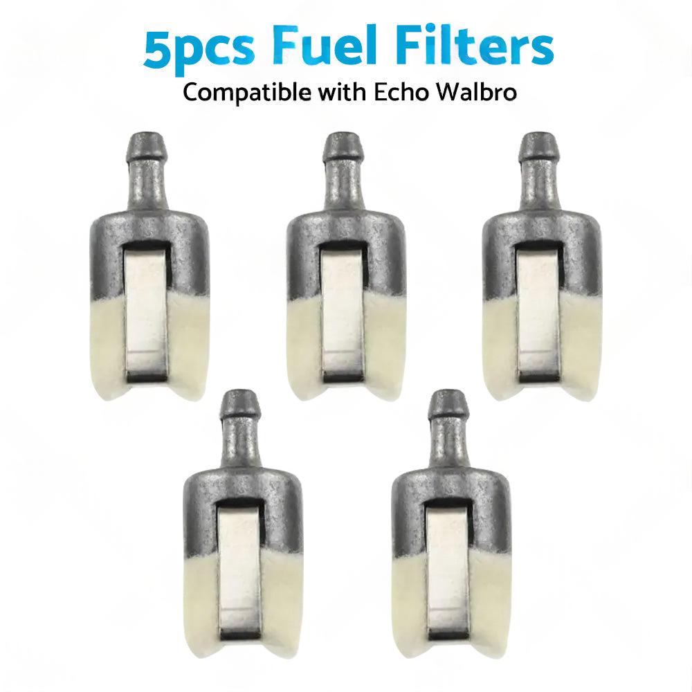 5PCS Fuel Filter Suitable for Homelite Echo Husqvarna Stihl Pouland Chainsaw