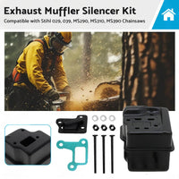 Exhaust Muffler Silencer Suitable For Stihl MS290 MS310 MS390 029 039 Chainsaw
