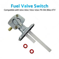 Fuel Tap Switch Tank Petcock Suitable For 50cc 90cc 110cc 125cc Pit Dirt Bike