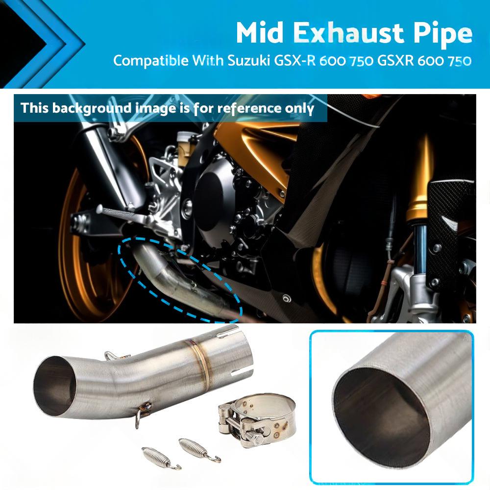 Exhaust Mid Pipe Motorcycle Suitable For Suzuki GSX-R600 GSXR 750 2011-2023