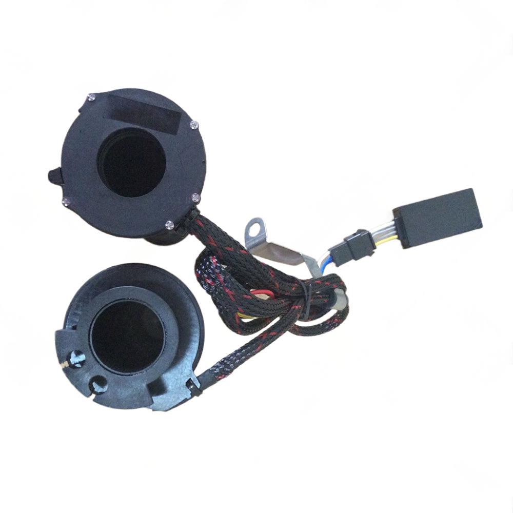 12v Motorcycle Heated Hand Rubber Grips 22mm 7 8'' Handlebar Grip Adjustable Hot
