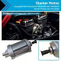 Starter Suitable For Honda 650 TRX650FA TRX680FA Rincon Pioneer 700 410-54065