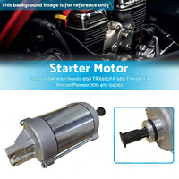 Starter Suitable For Honda 650 TRX650FA TRX680FA Rincon Pioneer 700 410-54065
