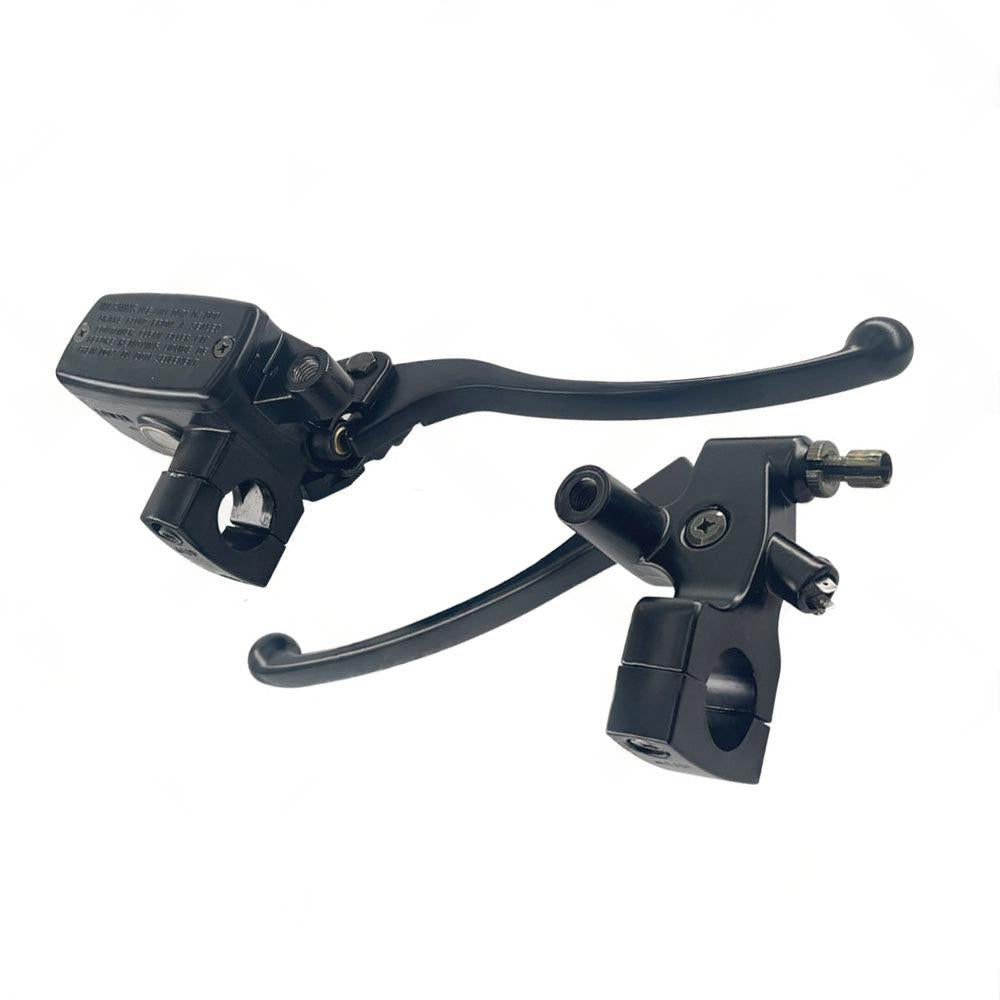 Pair 1inch 25mm Motorcycle Hydraulic Brake Clutch Master Cylinder Lever Left Right