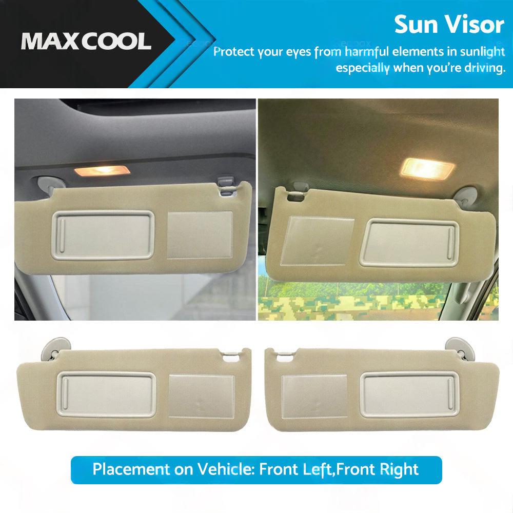Sun Visor Pair Left & Right Suitable For Toyota Prado TRJ120 RZJ120 LJ120 KZJ120 KDJ120