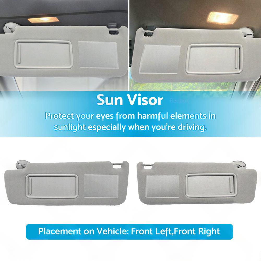 Sun Visor Pair Left & Right Suitable For Toyota Prado TRJ120 RZJ120 KDJ120 LJ120 KZJ120