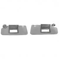 Sun Visor Pair Left & Right Suitable For Holden Barina TM 2011-2018 Grey
