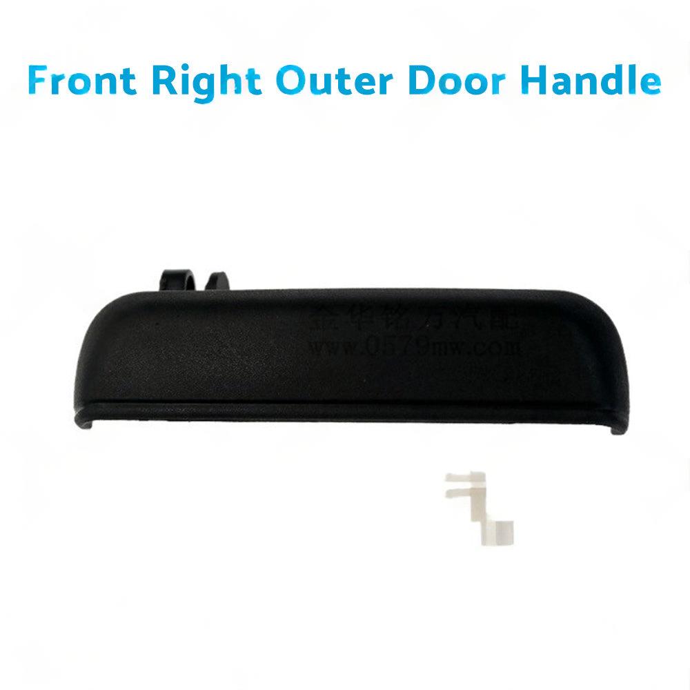 Pair LHRH FRONT Outer Door Handle Suitable For Toyota Starlet EP91 96~99 Black
