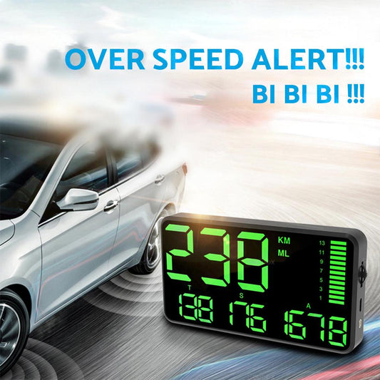 5.5'' Speedometer Odometer Display MPH KMH With Over Speeding Alarm Suitable For Universal Vehicles