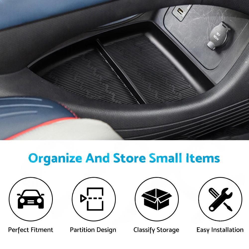Center Console Organizer Tray Storage Box TPE Interior Suitable For BYD Atto 3