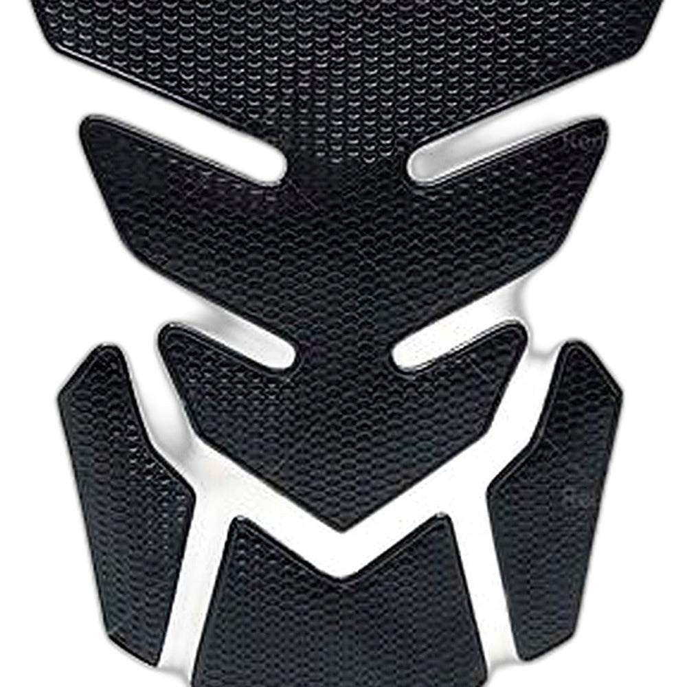 Wide Pure Black Motorcycle Gas Tank Pad Protector Decal Suitable for Suzuki