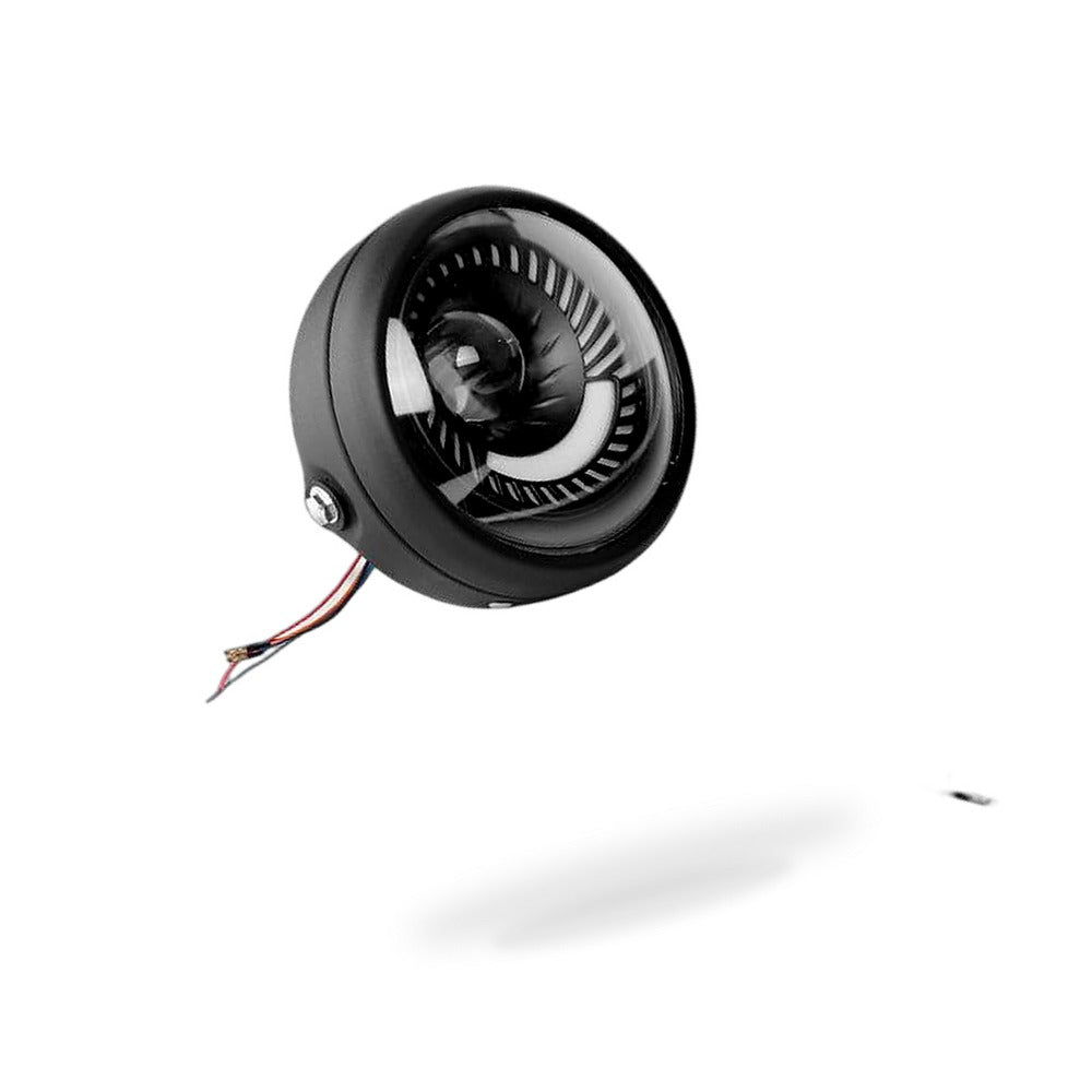 6.5-inch Motorcycle LED Headlight DRL Hi/Lo Suitable for Cafe Racer