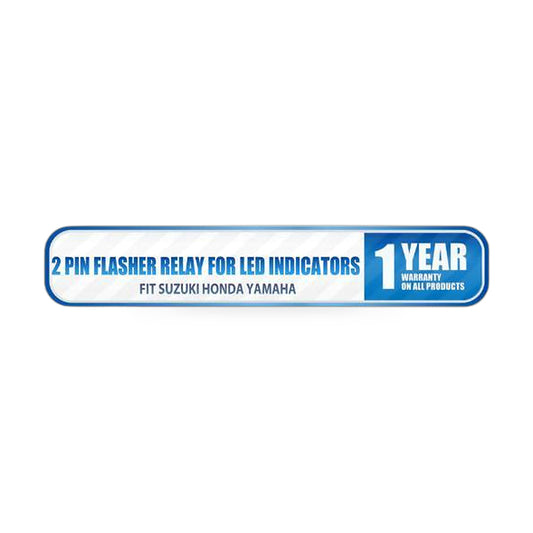 2-Pin LED Flasher Relay Suitable for Honda Motorcycles