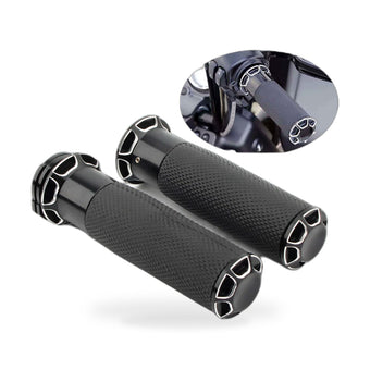 compare product 1-inch Pair Black Hand Grip Handle Bar Suitable for Harley-Davidson VRSC 1996-20