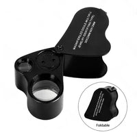 60x30mm Pocket Jeweller?¡¥s Eye Loupe Magnifier With LED Light Suitable For Jewelry