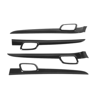 compare product Carbon Fiber Door Handle Decor Cover Trim Strips Suitable For Jeep Grand Cherokee