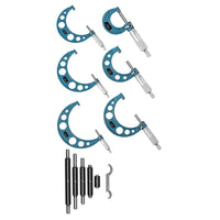 6x Precision Outside Micrometers 0-150mm Suitable For Machinist ¡§C Carbide 0.01mm