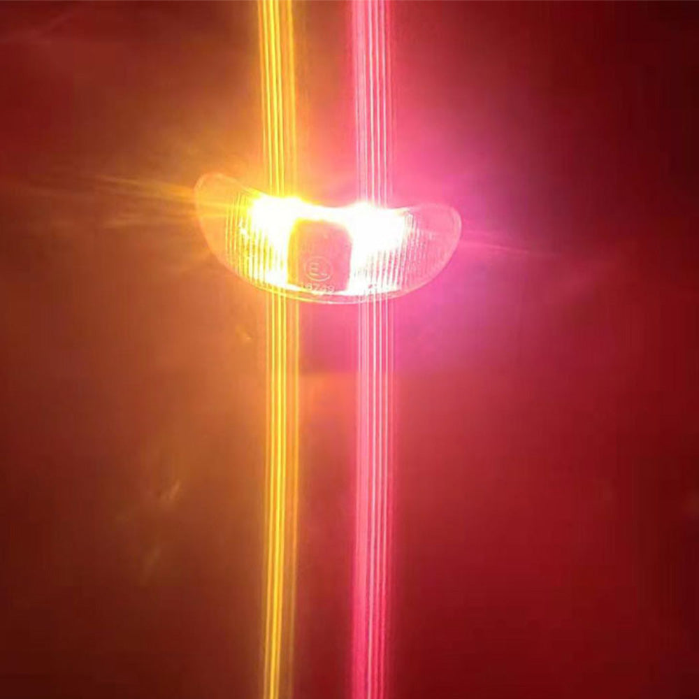 {{ 2 LED Clearance Lights Side Marker Lamp Red Amber Trailer Truck 12V 24V 2.4 W }} - Buy Car Parts Online at {{ Kaka Auto Parts }}.