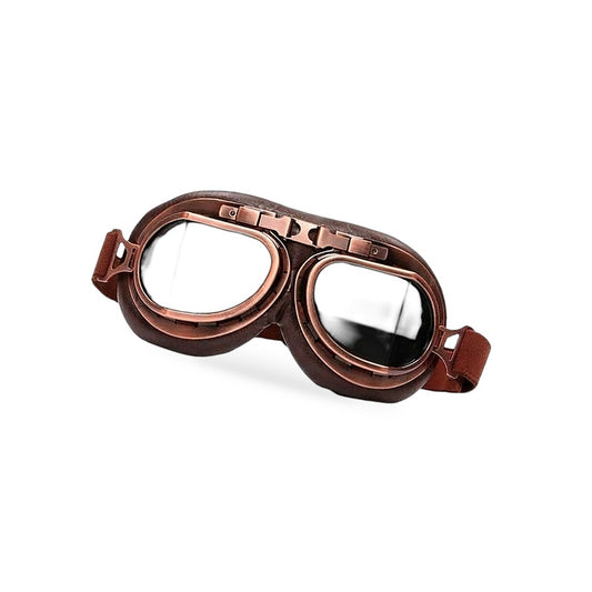 Vintage Pilot Motorcycle Racing Goggles Suitable for ATV UTV Dirt Bike