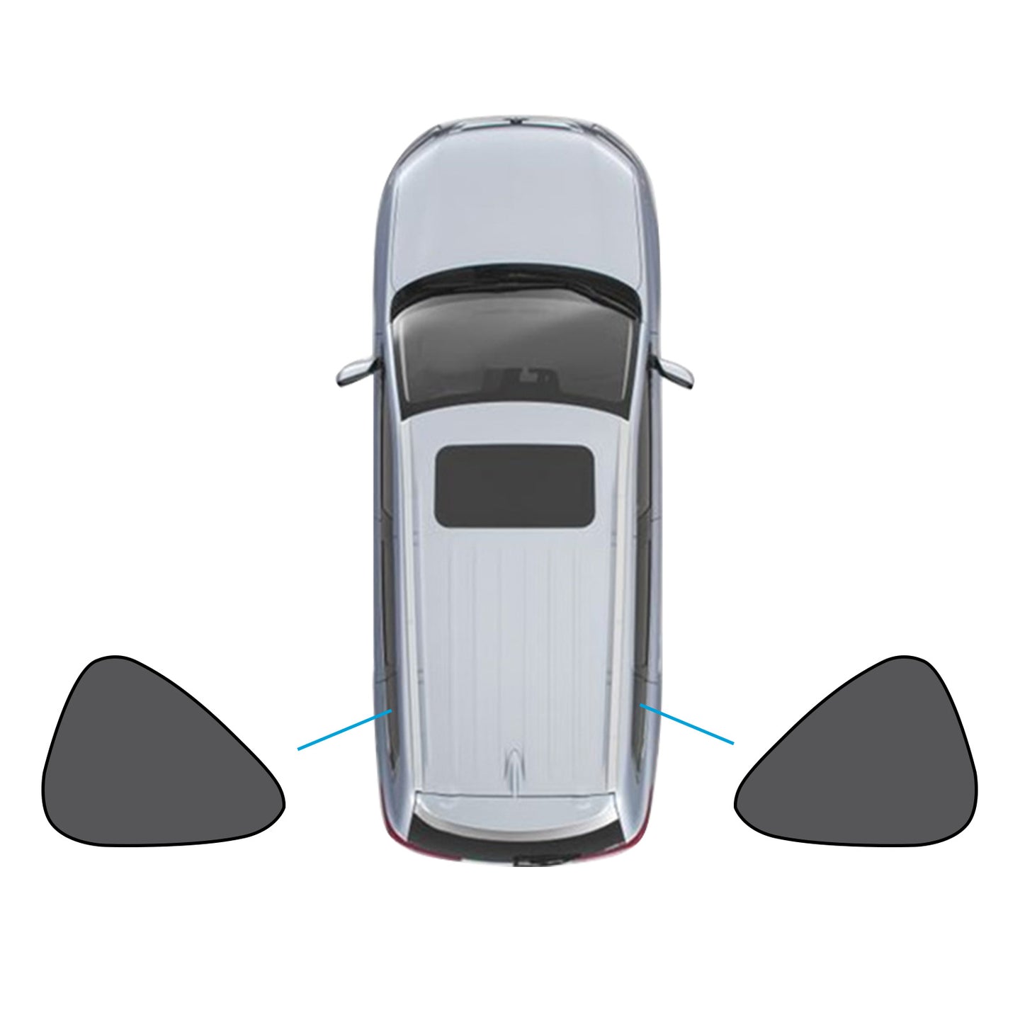 {{ 2x Car Window Shades Suitable for Mazda CX5 1st Gen KE 12-17 UVA Protection }} - Buy Car Parts Online at {{ Kaka Auto Parts }}.