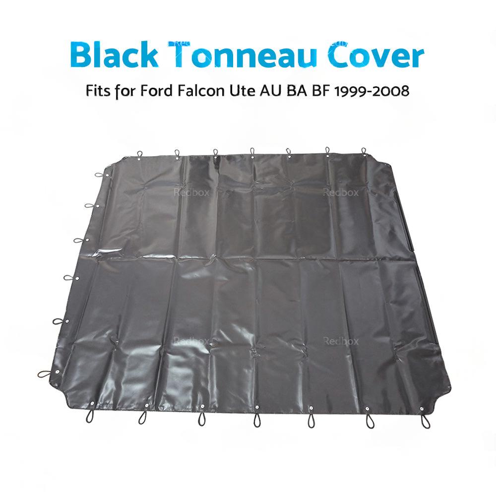 Black Tonneau Cover Tarp for Ford Falcon Ute AU BA BF 1999-2008 UV-protection