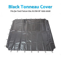 Black Tonneau Cover Tarp for Ford Falcon Ute AU BA BF 1999-2008 UV-protection