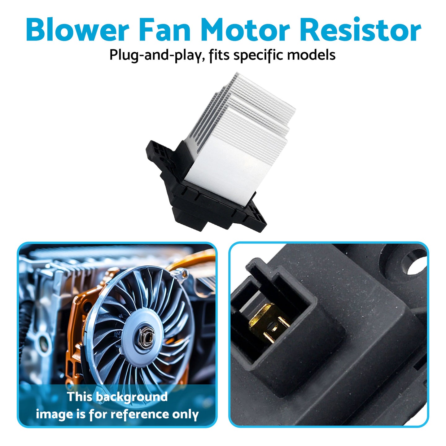{{ 1x Blower Motor Resistor Suitable For Hyundai I30 FD 2007–2012 97235-1E000 }} - Buy Car Parts Online at {{ Kaka Auto Parts }}.