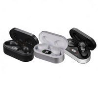 1 pair of digital rechargeable hearing aids, voice amplifier – Silver + Black, in-ear sound amplifiers