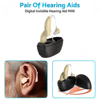 Rechargeable Digital Hearing Aid Severe Loss Ear Aid HIGH-POWER Sound Amplifier