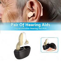 Rechargeable Digital Hearing Aid Severe Loss Ear Aid HIGH-POWER Sound Amplifier