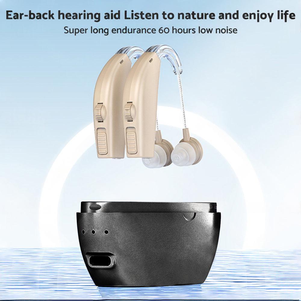 Rechargeable Digital Hearing Aid Severe Loss Ear Aid HIGH-POWER Sound Amplifier