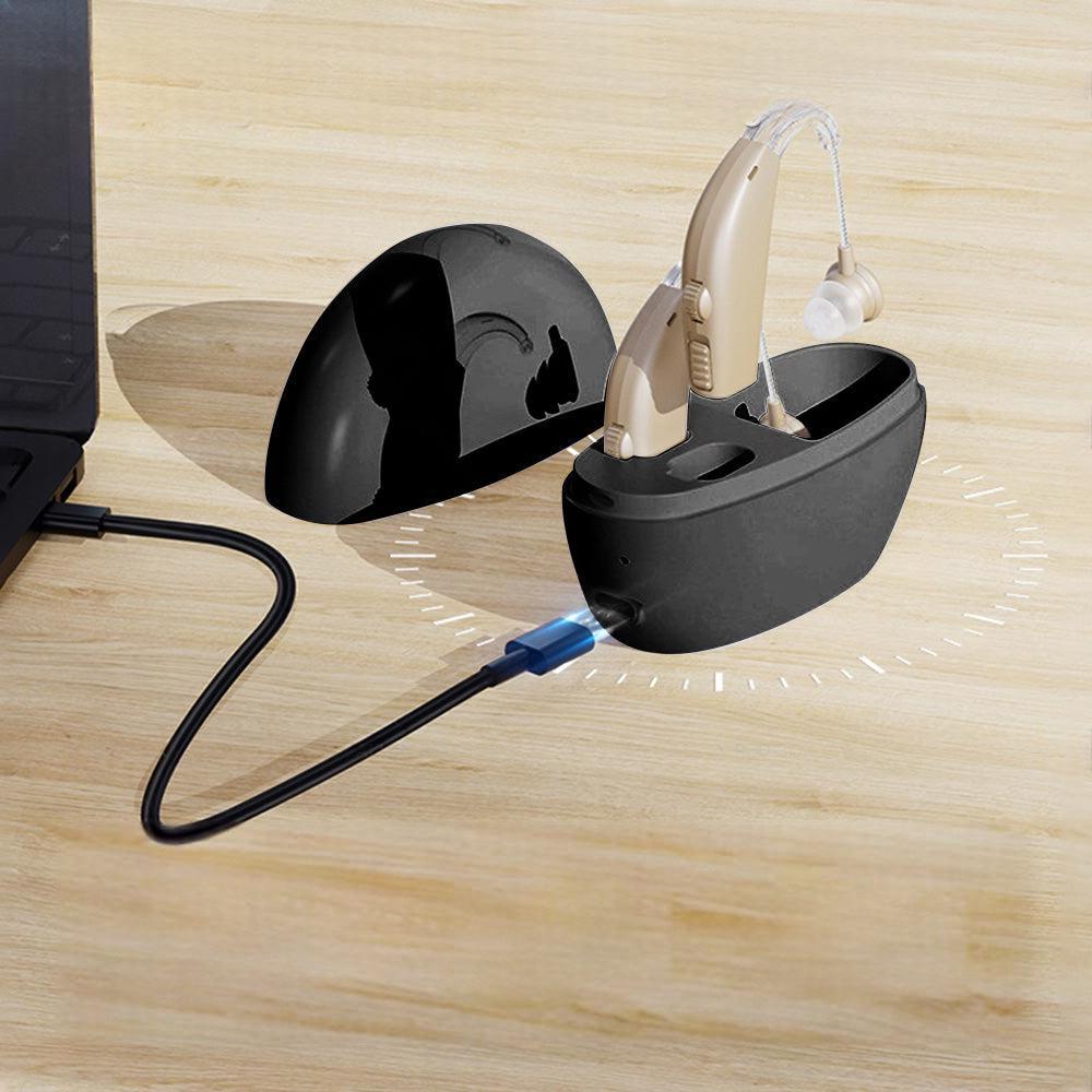 Rechargeable Digital Hearing Aid Severe Loss Ear Aid HIGH-POWER Sound Amplifier