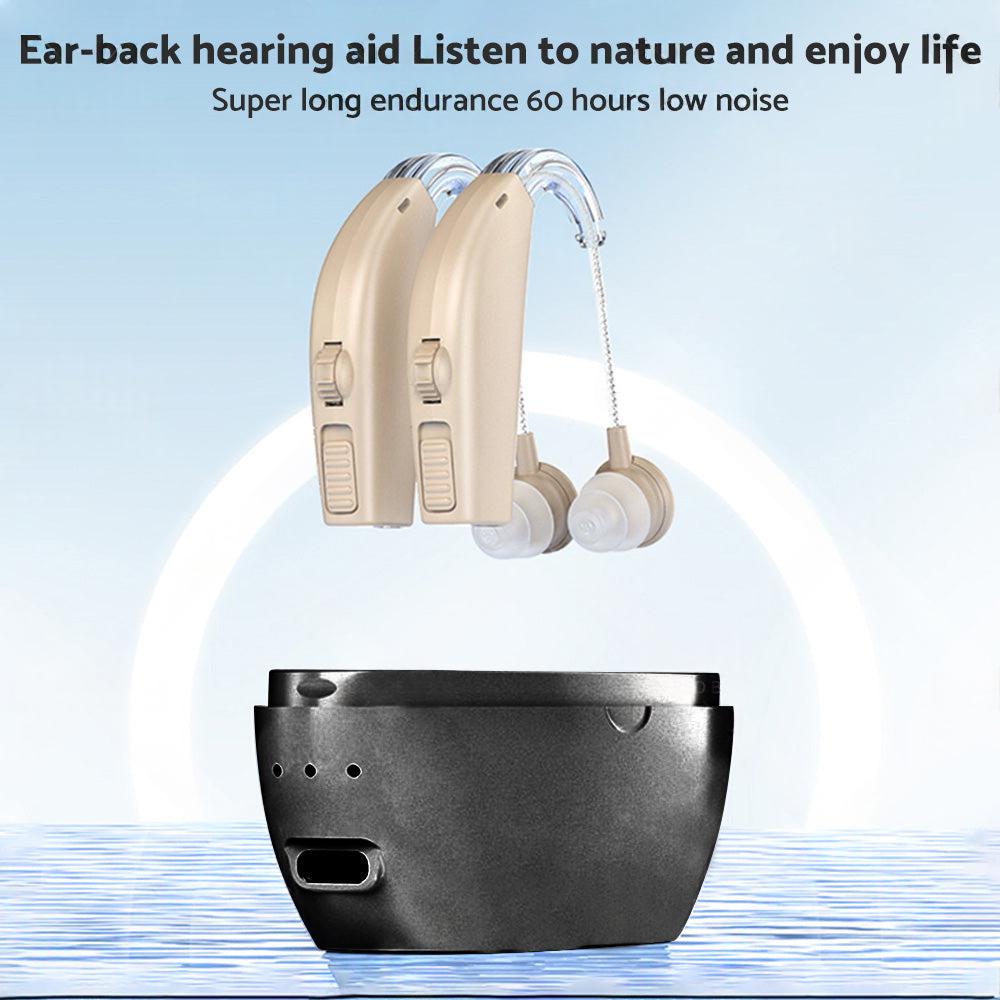 Rechargeable Digital Hearing Aid Severe Loss Ear Aid HIGH-POWER Sound Amplifier