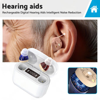 compare product Rechargeable Hearing Aids Digital Hearing Aids Intelligent Noise Reduction