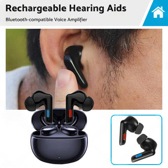 compare product Bluetooth Pair of Rechargeable Hearing Aid Bluetooth-compatible Voice Amplifier