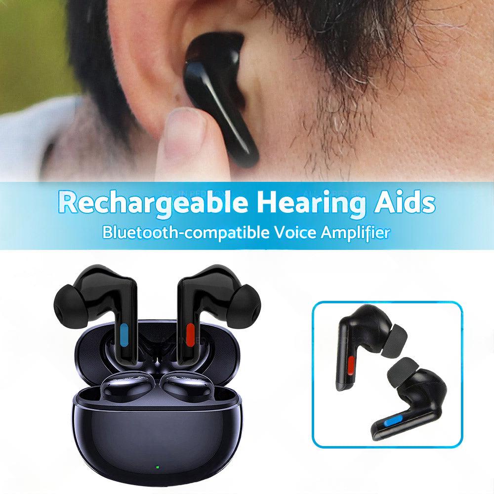 Bluetooth Pair of Rechargeable Hearing Aid Bluetooth-compatible Voice Amplifier
