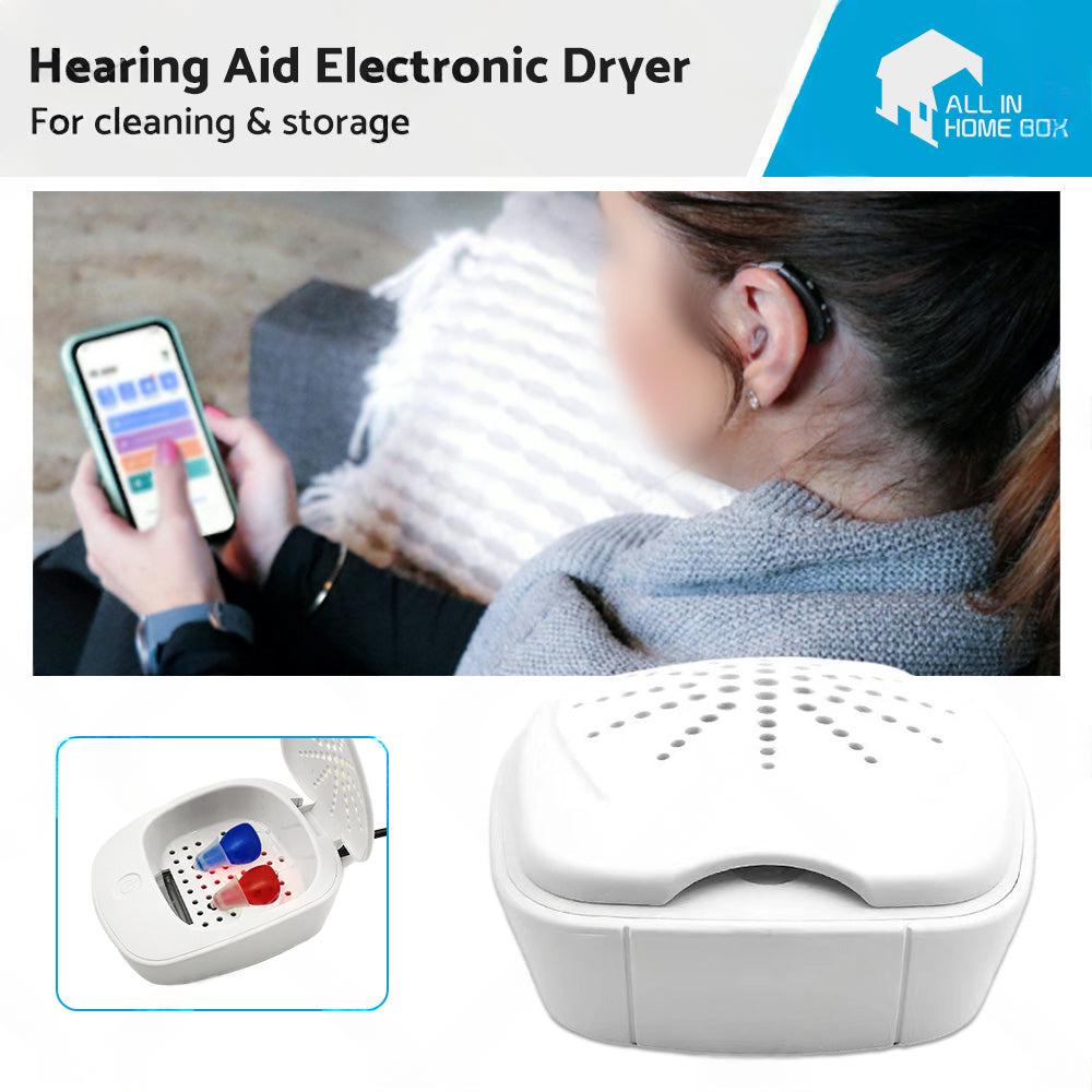 D-Dry+ Electronic Hearing Aid Dryer ¡§C For Cleaning, Drying & Storing Hearing Aids