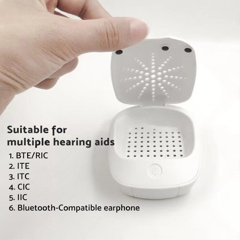 D-Dry+ Electronic Hearing Aid Dryer ¡§C For Cleaning, Drying & Storing Hearing Aids